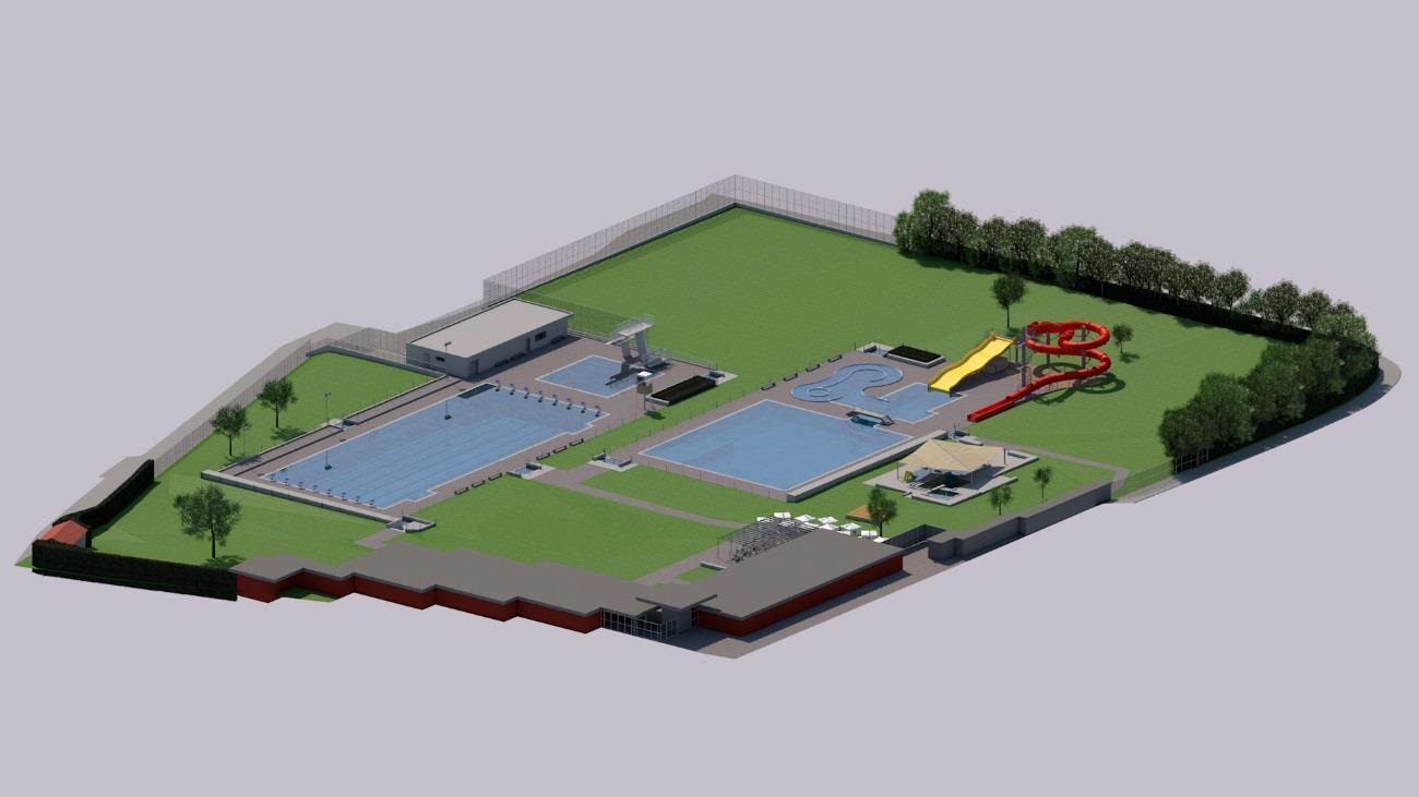 La rénovation complète de la piscine extérieure de Monthey se concrétise